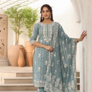 Straight chiken work suit set